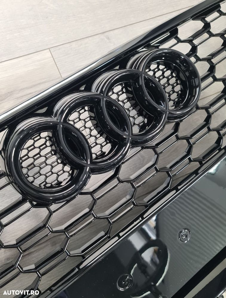 Grila-Fagure-RS5-Negru-Lucios-Black-Audi-A5-2017-B9-2018-Quattro-2019 - 3