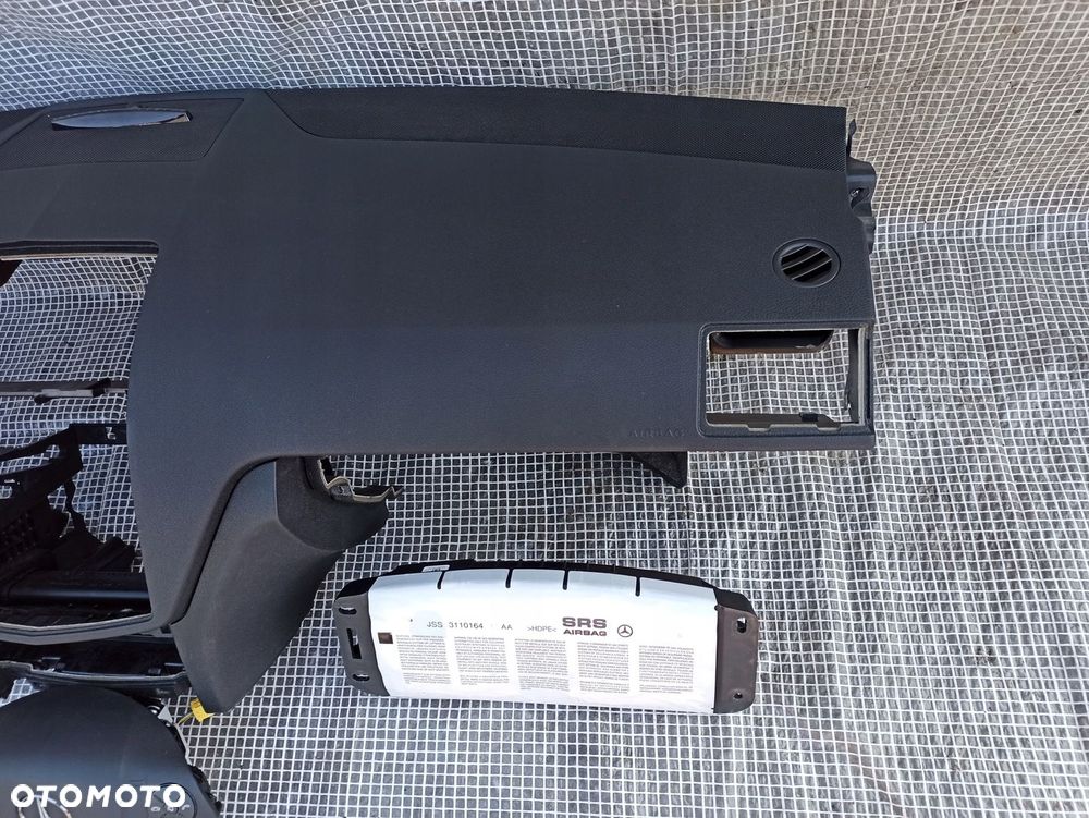 MERCEDES W204 C-KLASA 07-11 DESKA KONSOLA PODUSZKI AIRBAG KOMPLET EUROPA - 7
