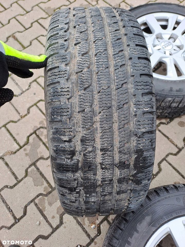 audi a6 c6 koła felgi opony zima 6mm 225/55/16r 4f0601025ca - 5