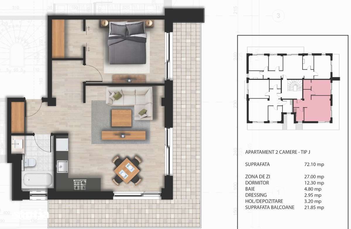 REVANZARE INTABULAT 2 camere + LOC PARCARE+ boxa hanul 3 sarmale — fotografia 2