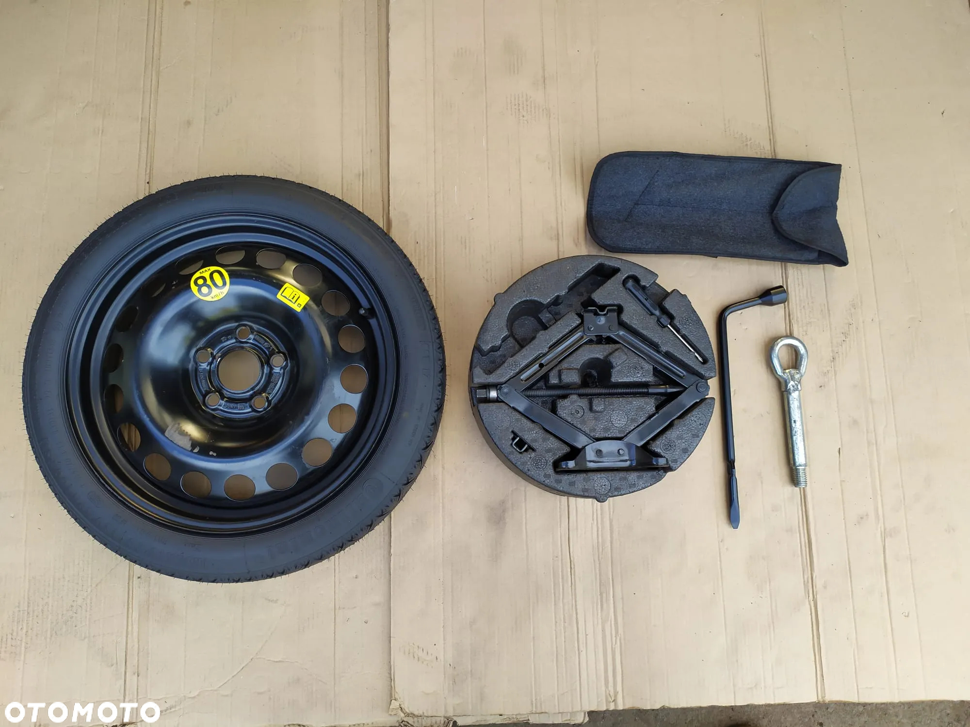 KOŁO DOJAZDOWE R16 5x105 OPEL ASTRA IV J + ZESTAW - 2