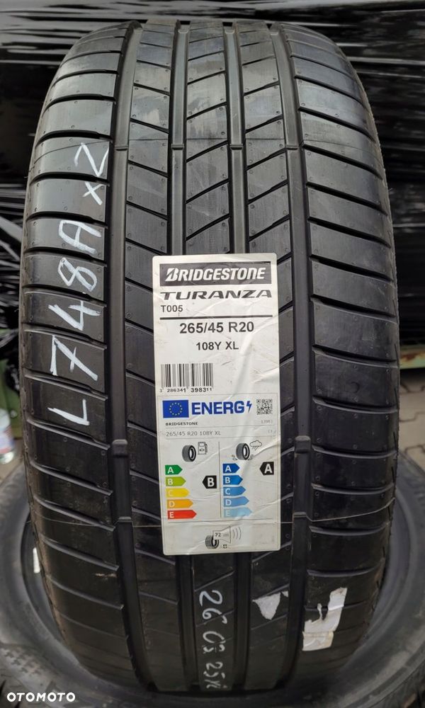 2x Bridgestone Turanza T005 265/45R20 108Y XL L748A - 3