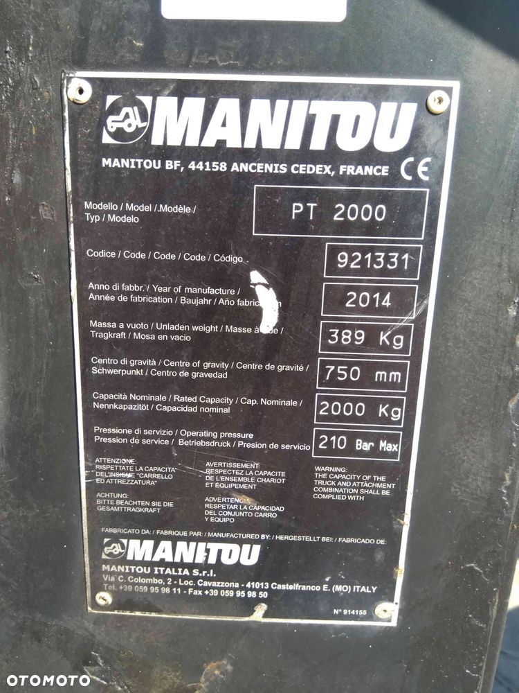 Manitou PT2000 - 10
