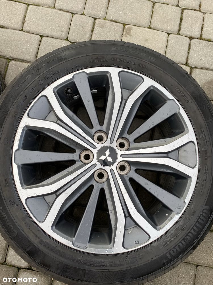 Alufelgi 5x114,3 18 cali Mitsubishi Outlander ASX opony 215/55/18 - 3