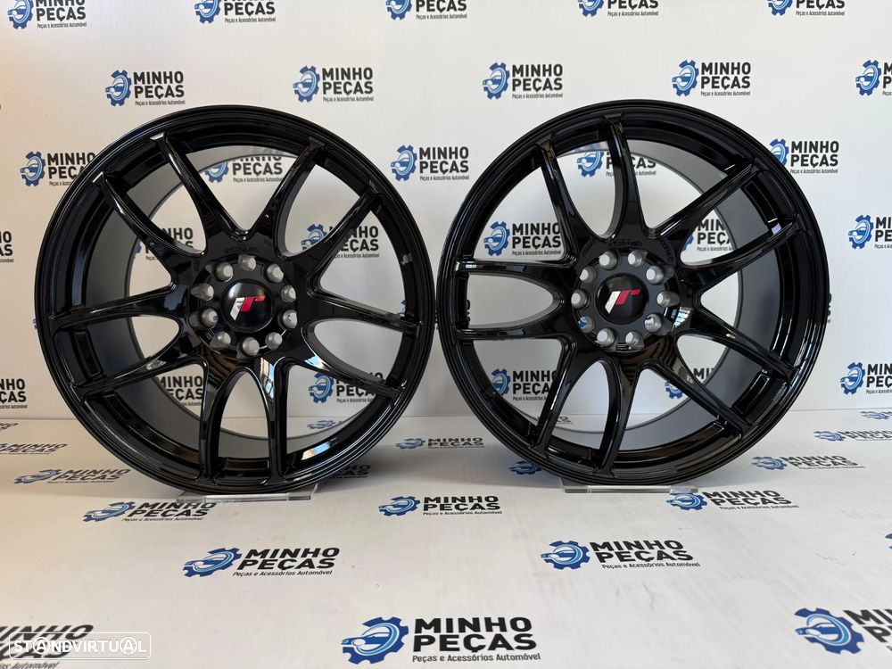Jantes Japan Racing (JR29) em 19 (5x112/5x114.3) Preto Brilho - 1