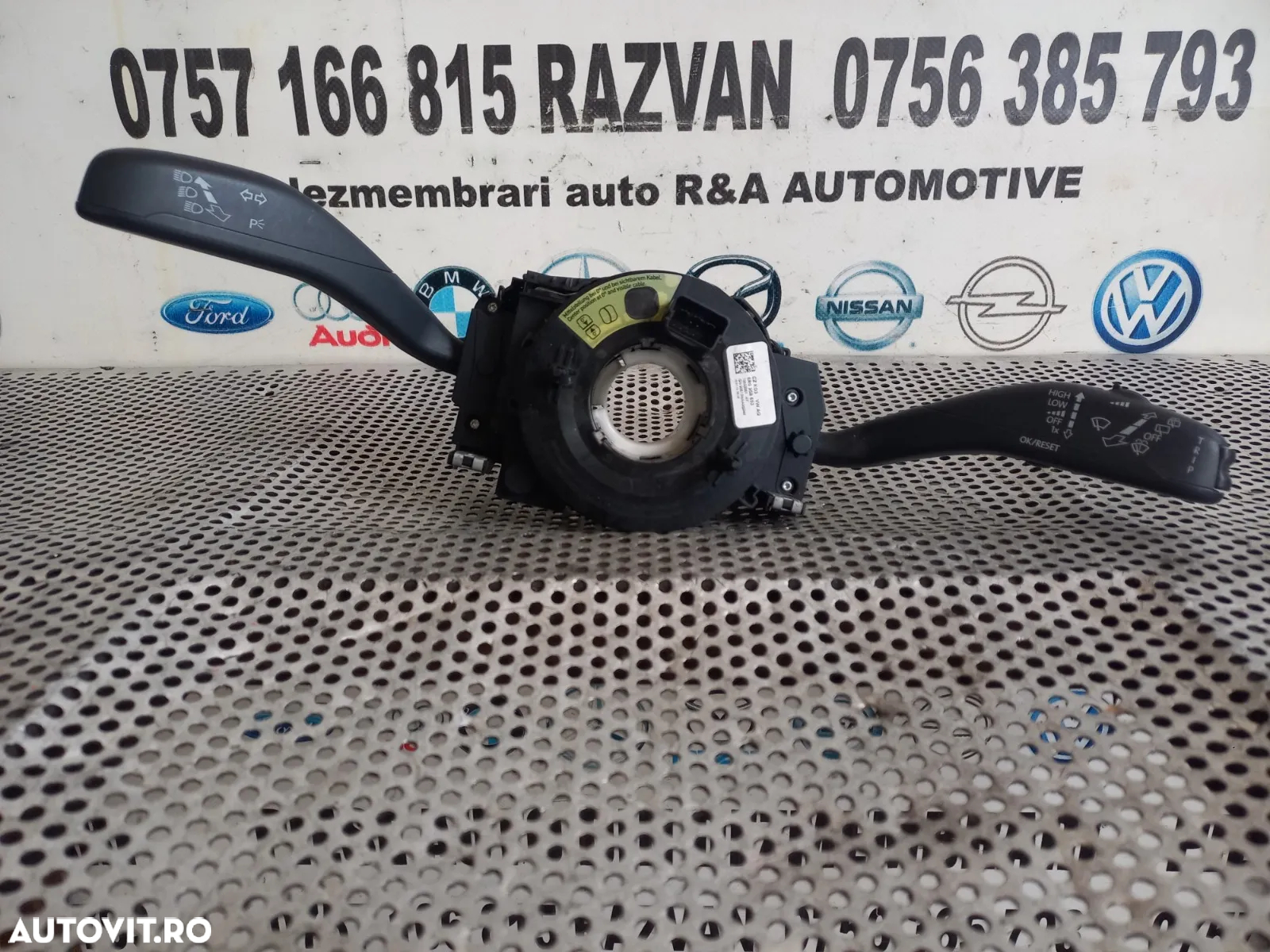 Banda Spira Spirala Volan Airbag Maneta Semnalizare stergatoare Skoda Fabia 2 An 2007-2008-2009-201 - 6