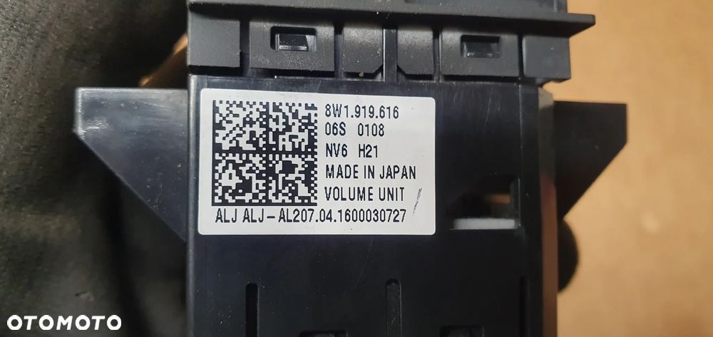 Kontroler pokrętło regulacji głośności Audi A4 B9 8W1919616 - 7