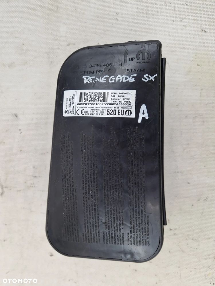 Lewa poduszka airbag fotela Jeep Renegade EUROPA