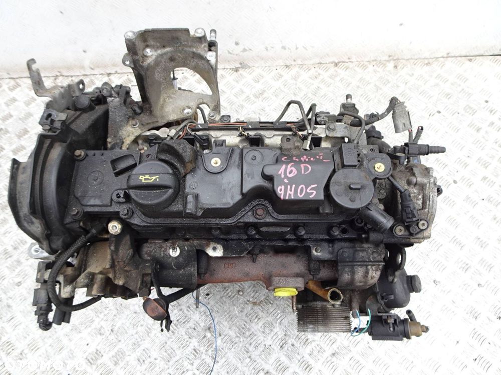 silnik + pompa citroen c4 picasso ii peugeot 1.6 e-hdi 9h05 - 2
