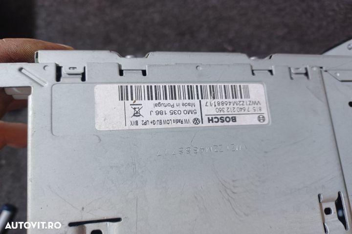 Radio cd 5M0035186J Volkswagen VW Golf 5 [2003 - 2009] Plus minivan 1 - 4