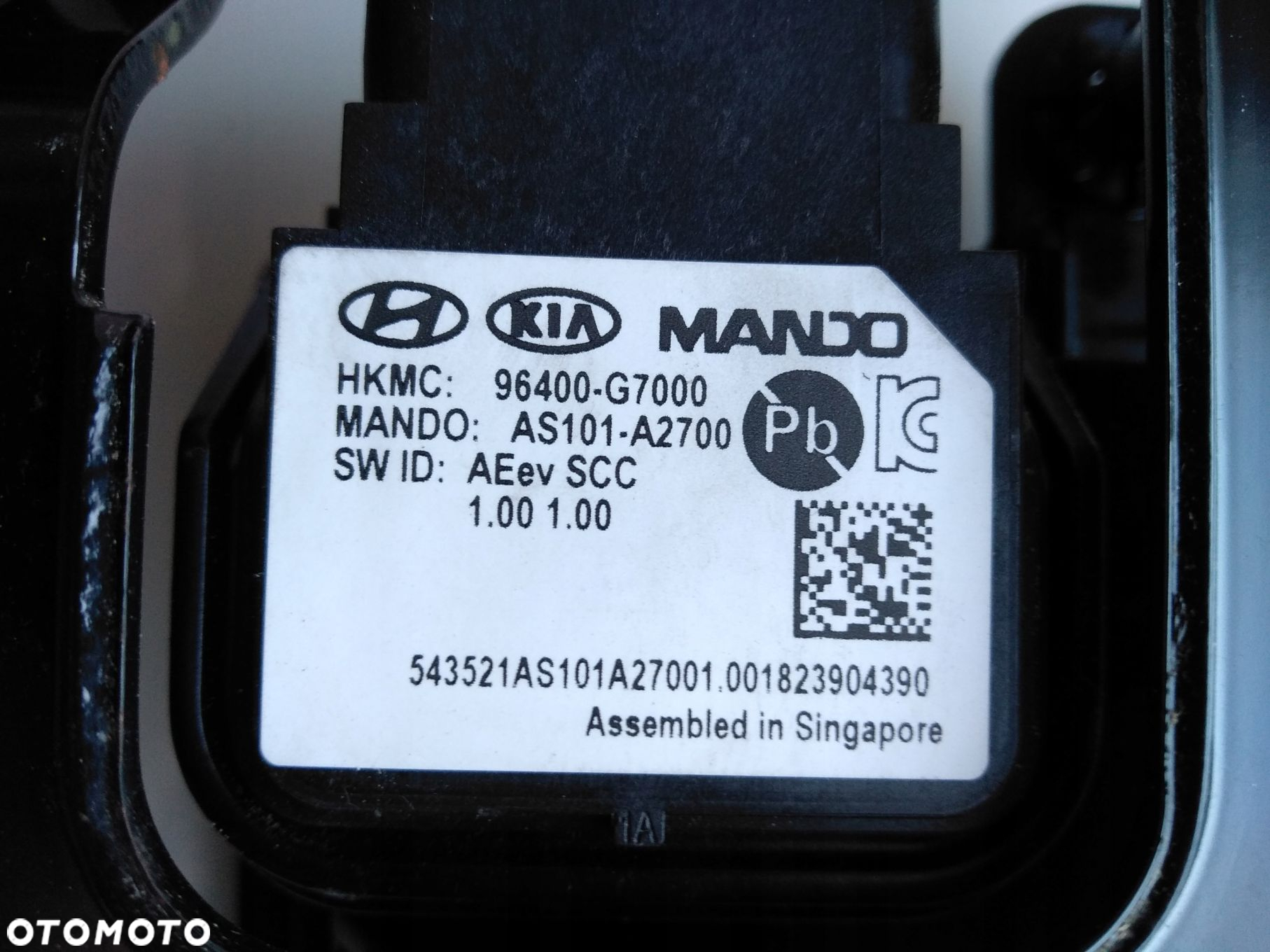 Moduł Radar Distronic Kia Niro Ioniq 96400-G7000 - 3