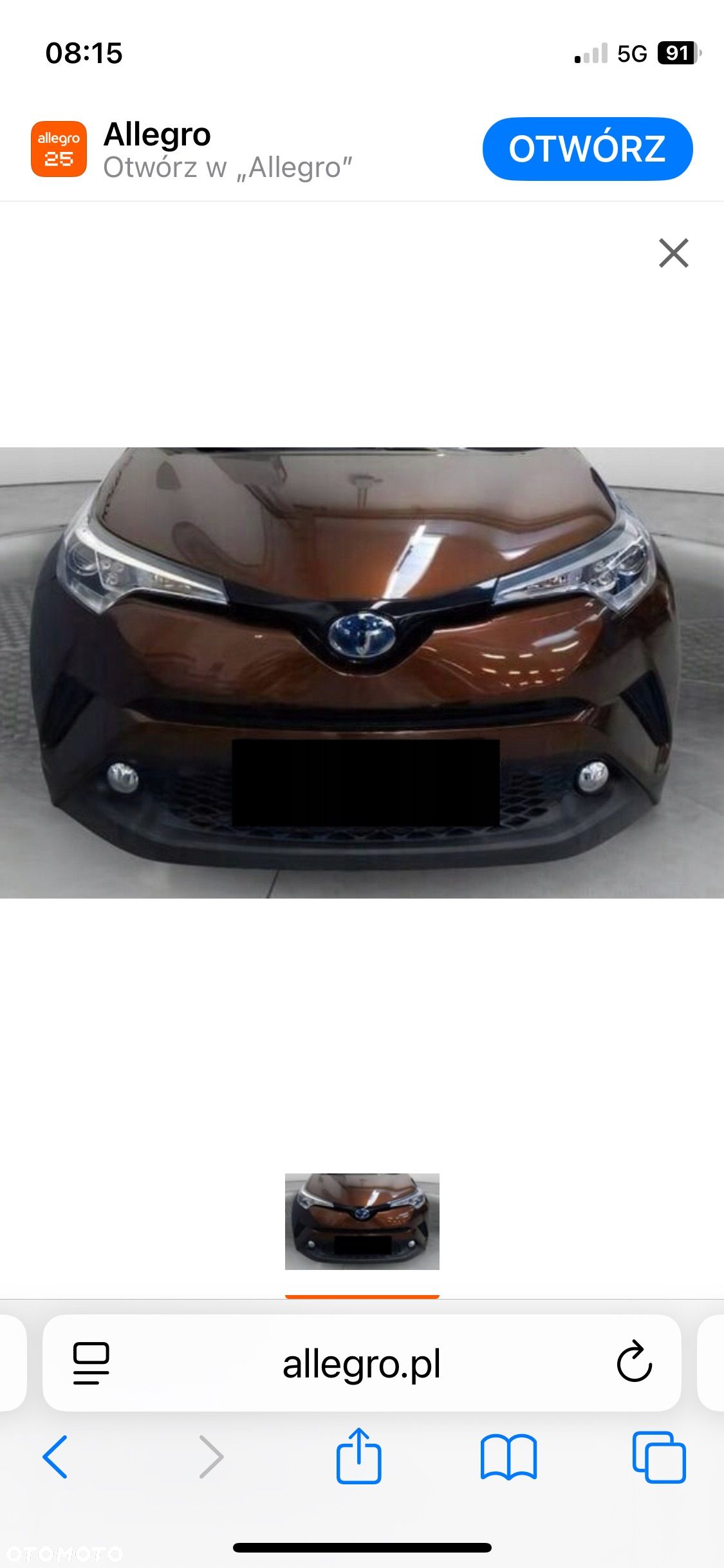 TOYOTA CHR C-HR PRZÓD HYBRID. 4U3 - 1