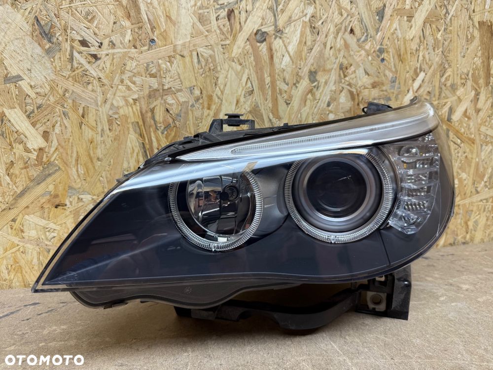LAMPA LEWA PRZÓD REFLEKTOR LEWY PRZÓD BMW 5 E60 LCI LIFT ZWYKŁA SOCZEWKA H7 7177727 - 18