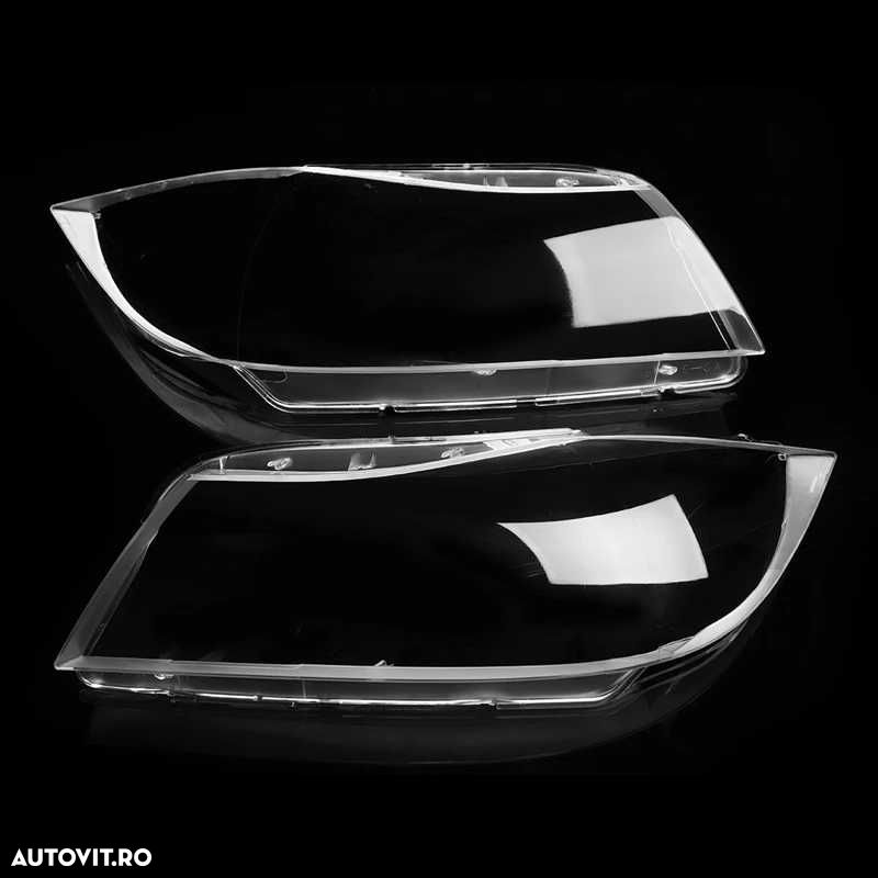 Set 2 Sticle Faruri Sticla Far BMW Seria 3 E90 E91 Xenon, 2006-2012 - 2