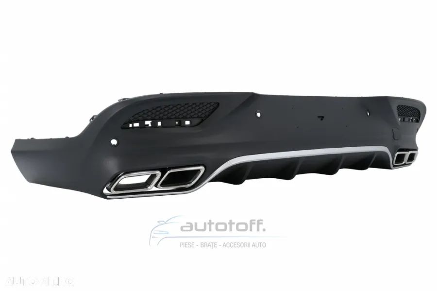 Difuzor bara spate compatibil Mercedes GLE Coupe C292 (2015-2019) GLE 63 AMG Chrome - 4