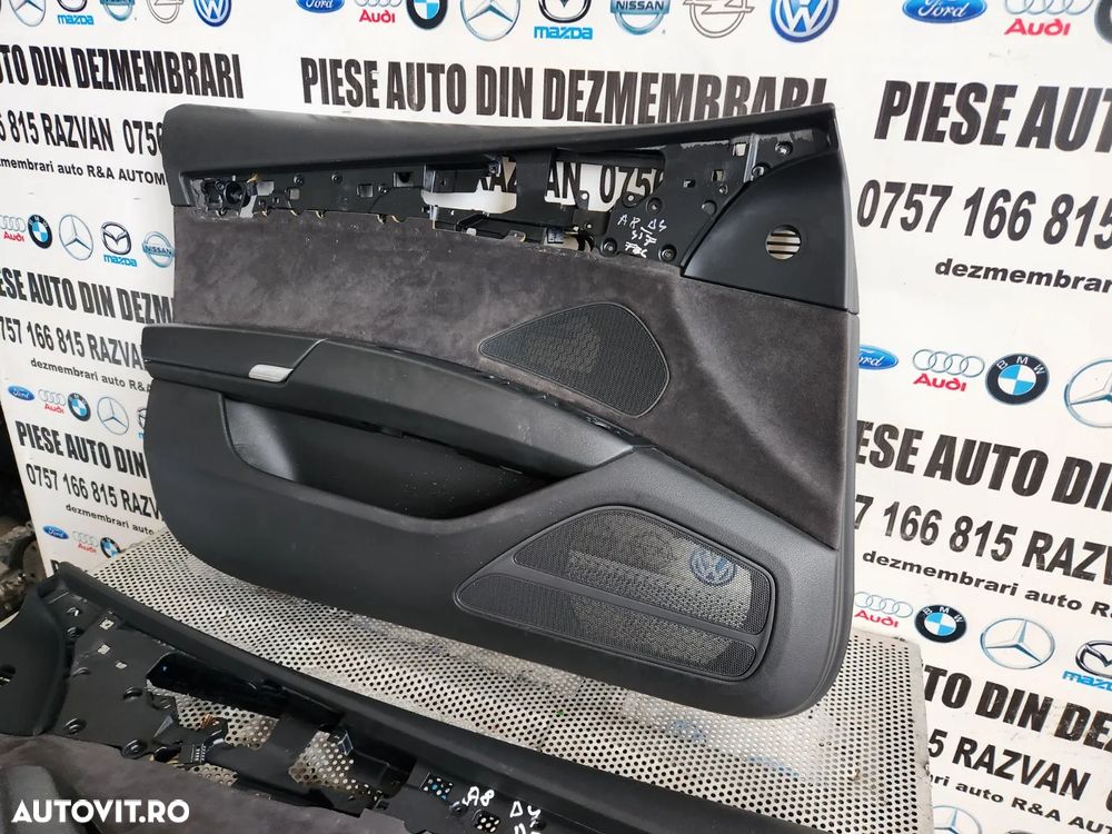 Fata Tapiterie Usa Fata Spate Audi A8 4H D4 Volan Stanga Alcantara An 2010-2011-2012-2013-2014-2015 - 9