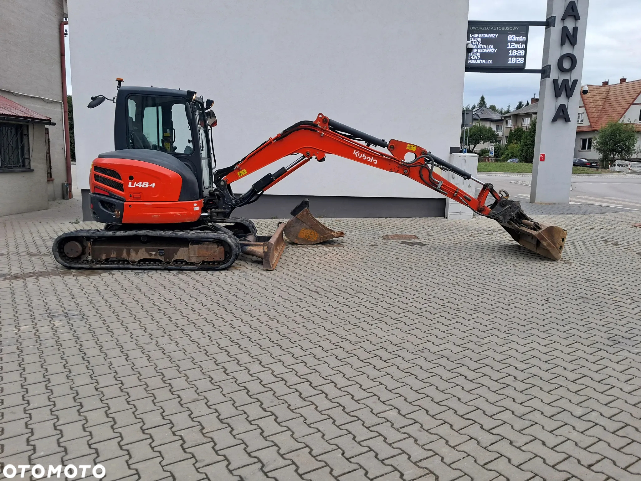Kubota u48-4 waga 5t TON skarpówka hydrauliczna 3200mtg* 2019r *  oświetlenie *dodatkowe linie hydrauliczne 2 łyżki lusterka minikoparka u55 u48 kx57 u50 jcb cat yanmar wacker - 15