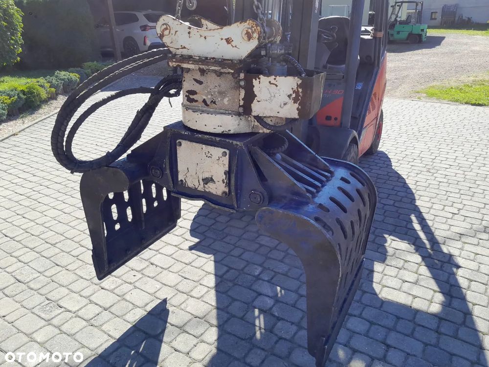 Chwytk obrotowy sortujący wyburzeniowy rozbiórkowy, kleszcze waga 450kg. - 8