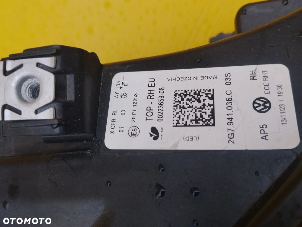 Lampa prawa Full Led IQ light VW Taigo 2g7 Europa bdb. - 2