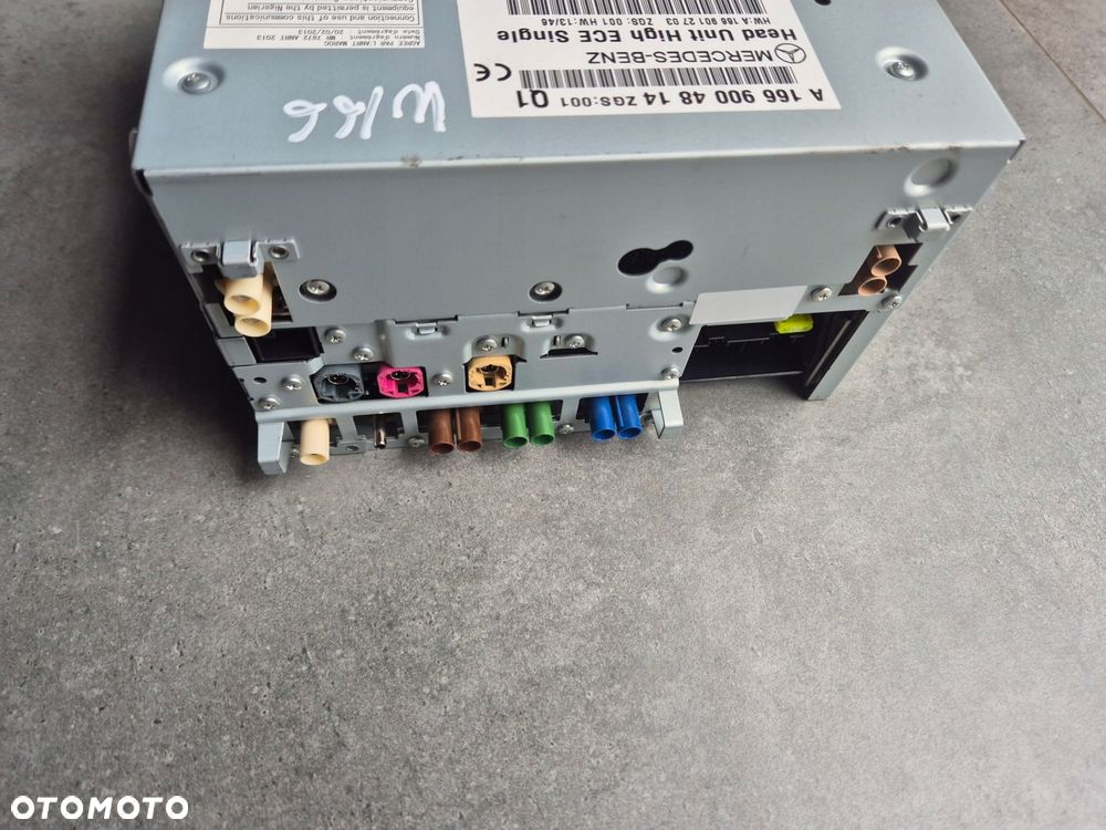 nawigacja radio cd mercedes ml w166 1669004814 - 3