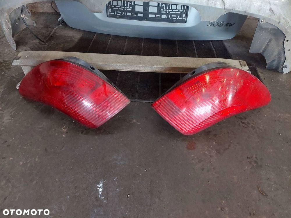 KOMPLETNY TYŁ KLAPA BAGAŻNIKA ZDERZAK LAMPY PEUGEOT 308 T7 KOMBI EZRC - 2