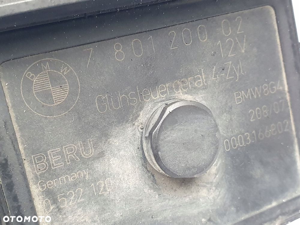 PRZEKAŹNIK ŚWIEC ŻAROWYCH BMW E87 E90 E60 2.0 D 780120002 7801200 - 2
