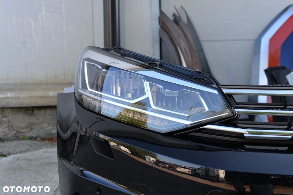 MASKA ZDERZAK GRILL BŁOTNIK PAS LAMPA H7 XENON BELKA VW TOURAN 5TA 2016 - 9