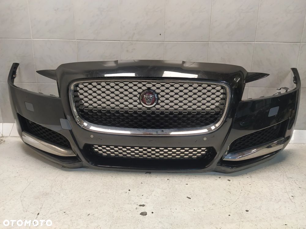 JAGUAR XF X260 ZDERZAK PRZÓD PRZEDNI KOMPLETNY 4XPDC SPRYSKIWACZE GRILL ATRAPA CHŁODNICY ZNACZEK WIĄZKA ORYGINAŁ - 2