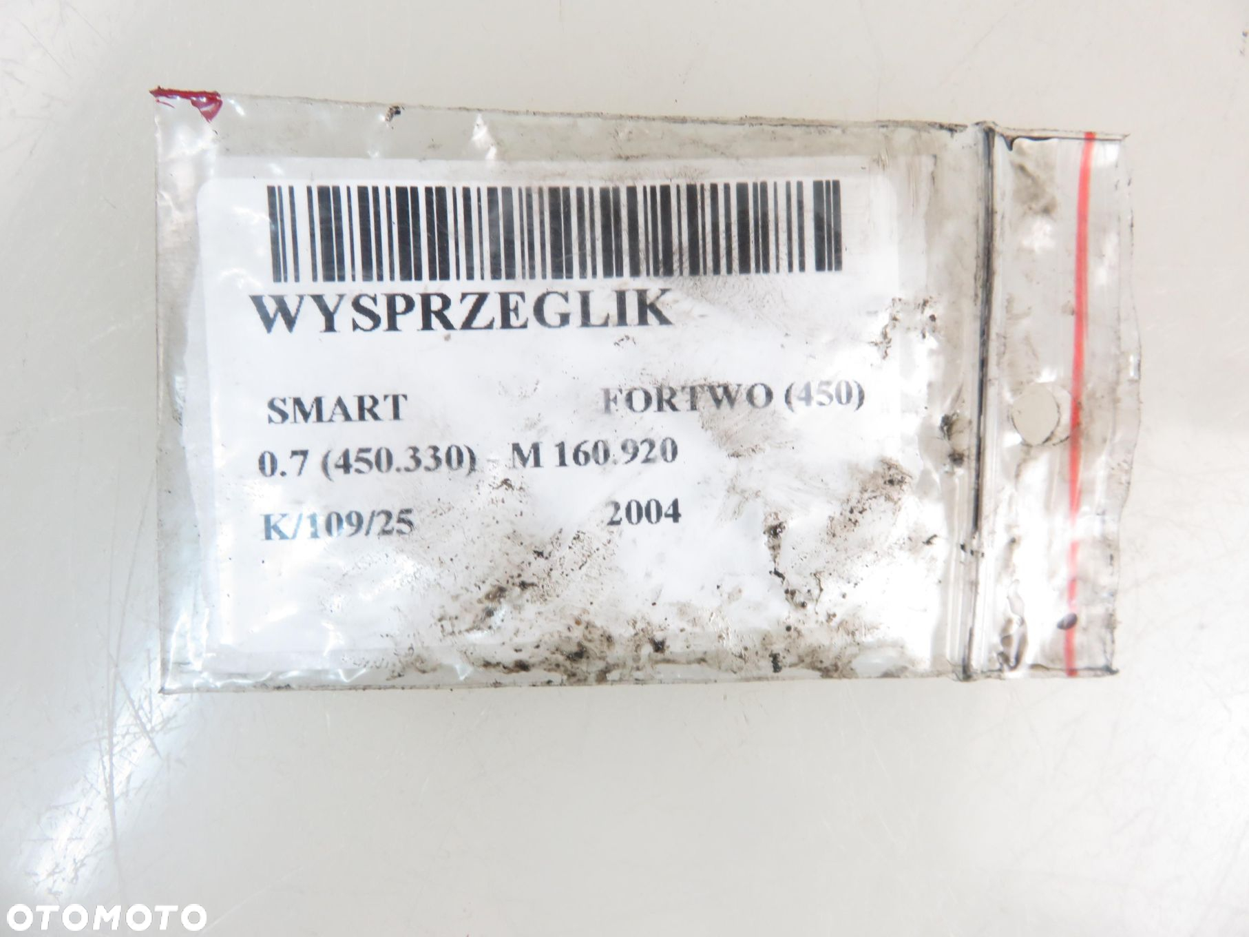 WYSPRZĘGLIK SMART FORTWO (450) 0.7 0003226V016 - 10