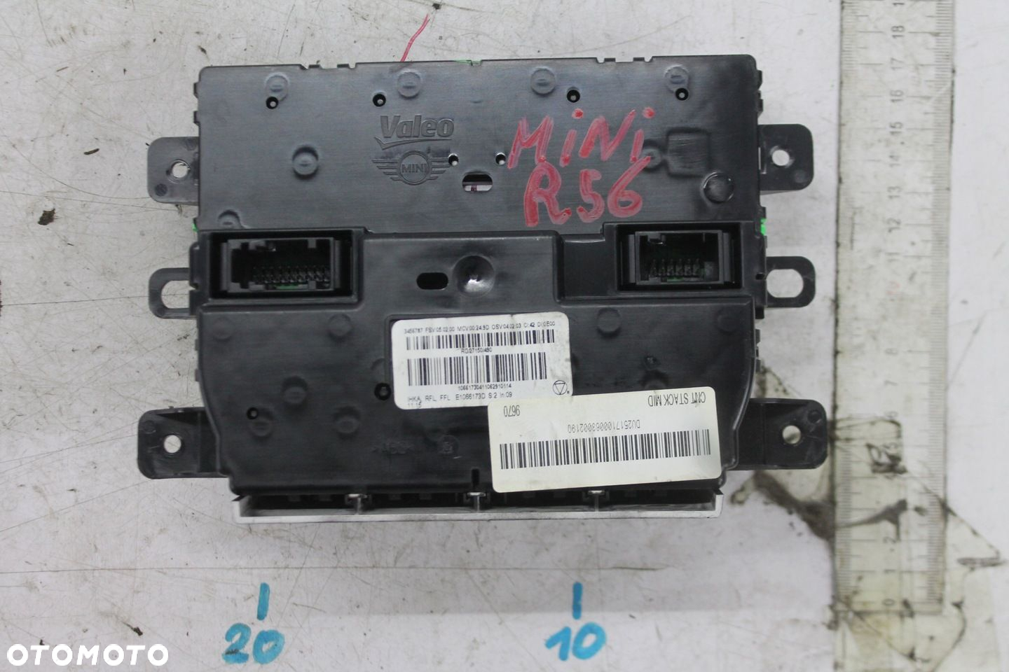 PANEL KLIMATYZACJI 3456787 MINI R56 08-13 - 3