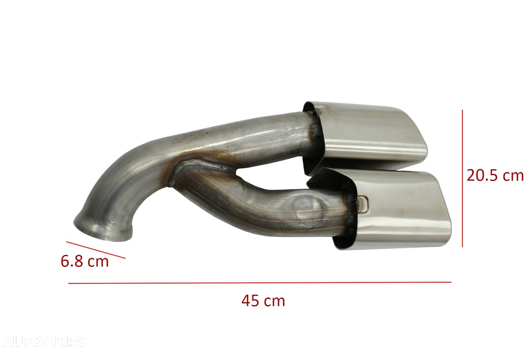 Ornamente Duble Evacuare compatibil cu Porsche Cayenne 92A Facelift (1 - 4
