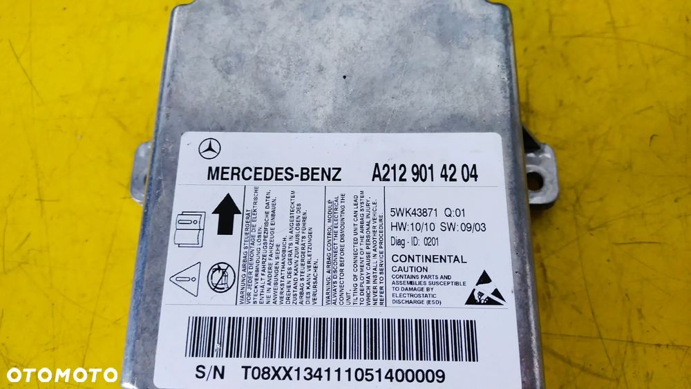 SENSOR AIR BAG AIRBAG W212 A2129014204 - 2