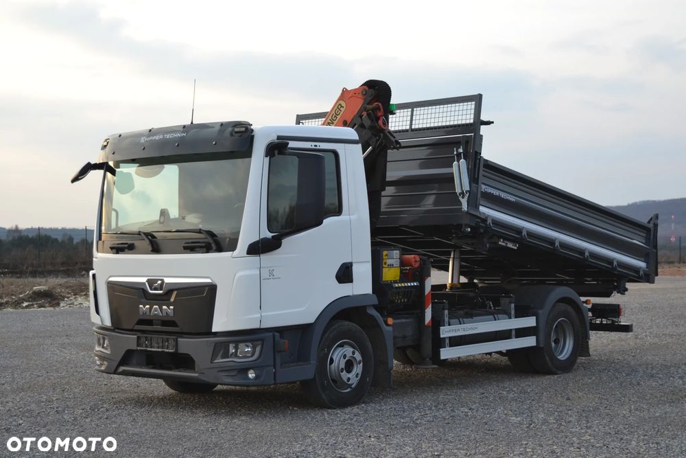 MAN TGM 15.290 Nowy 3-stronny WYWROT Kiper Wywrotka Blokada mostu Duża ładowność 15.290 Atego TGL Midlum TGS TGX Eurocargo - 12