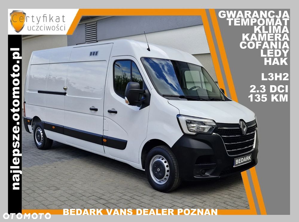 Renault Master, L3H2, kamera cofania, tempomat, klima, hak - 1