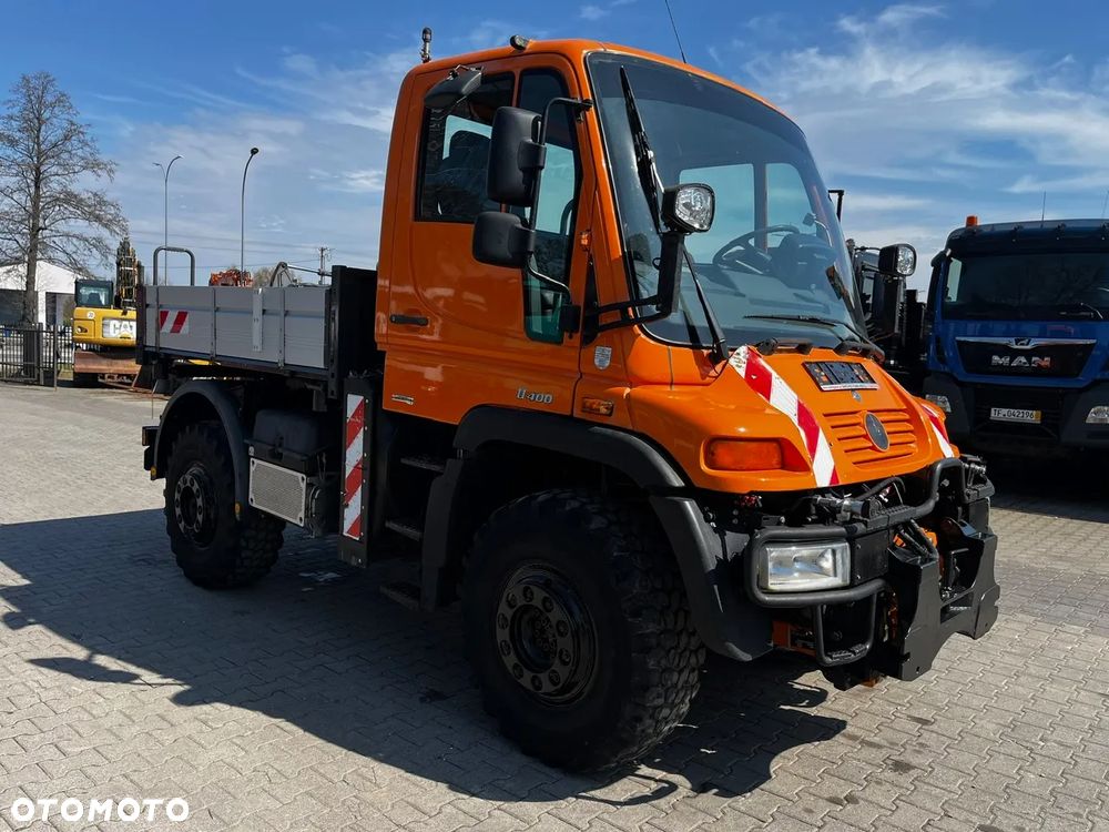 Mercedes-Benz UNIMOG 4 U400 405/12 4X4 CIĄGNIK/ WYWROTKA - 2
