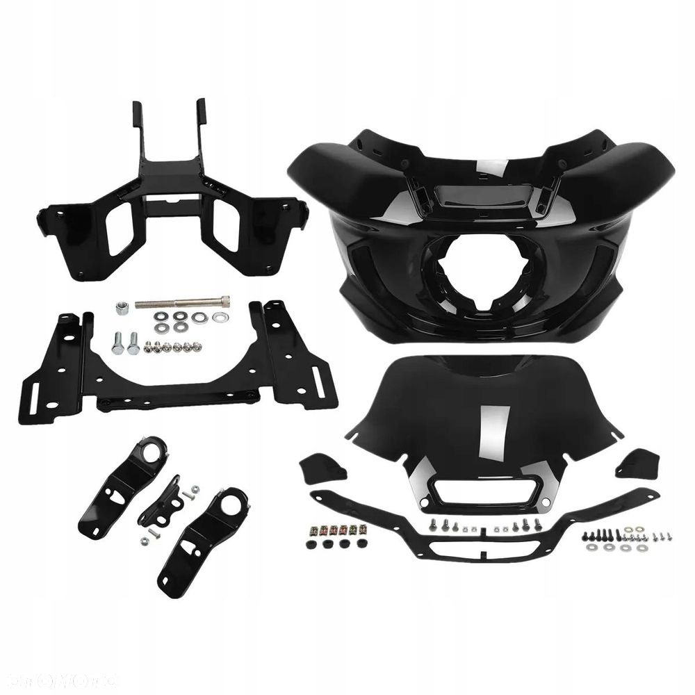 Owiewka przednia z szybą  Harley Davidson Low Rider ST  Czarna - 7