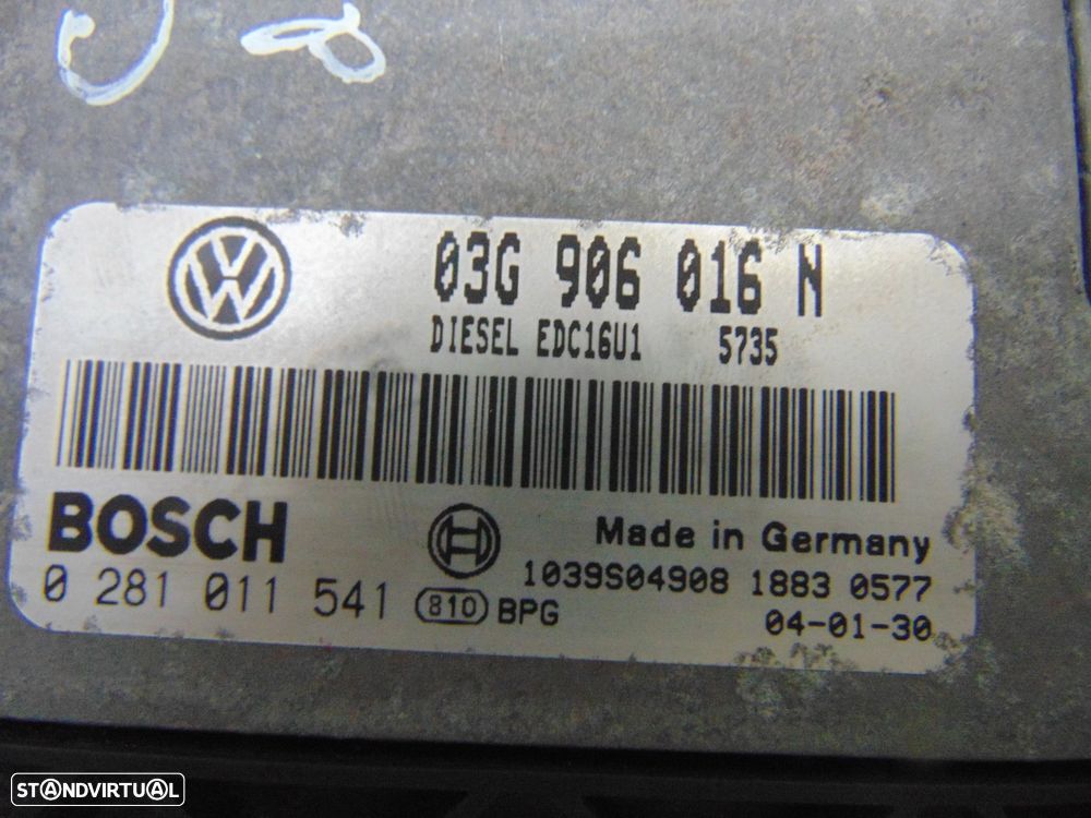 VW Caddy centralina do motor - 2