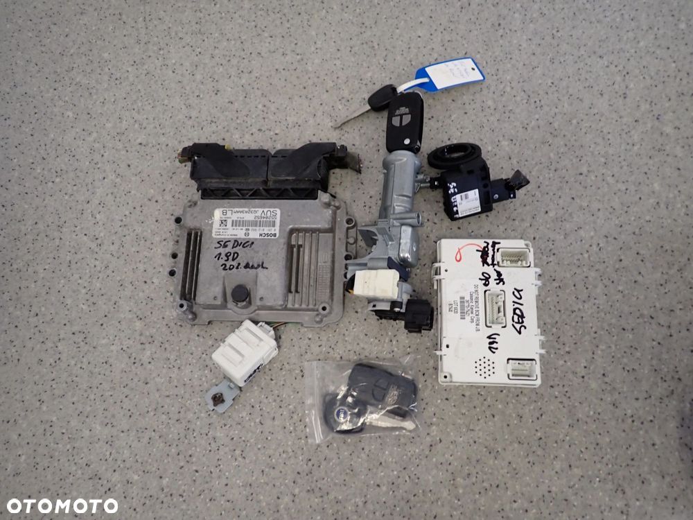 FIAT SEDICI 1.9 DDIS 06-12 ZESTAW STARTOWY KOMPUTER STACYJKA - 1
