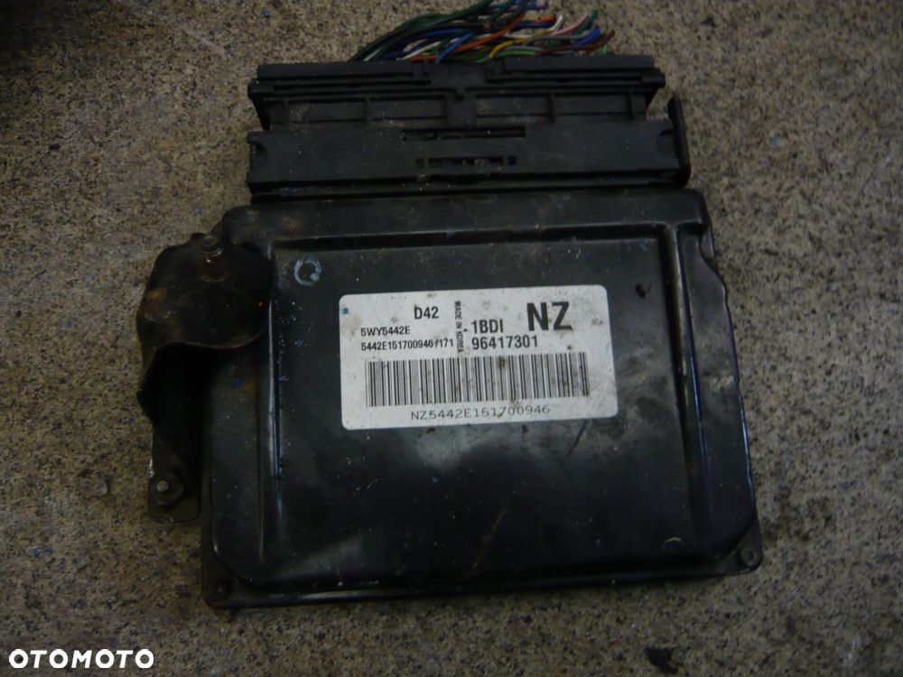 komputer sterownik silnika 5wy5442e chevrolet spark matiz - 1
