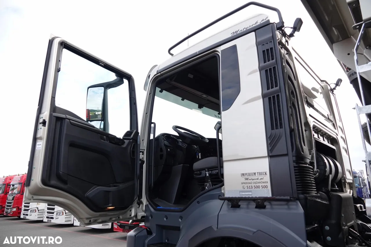 MAN TGS 41.480 / 8X8 / ​​BASCULATOR SPATE / KH-KIPPER / HARDOX / METALIC / 2025 / AUTOMAT / NOU / DISPONIBIL Imediat! - 27