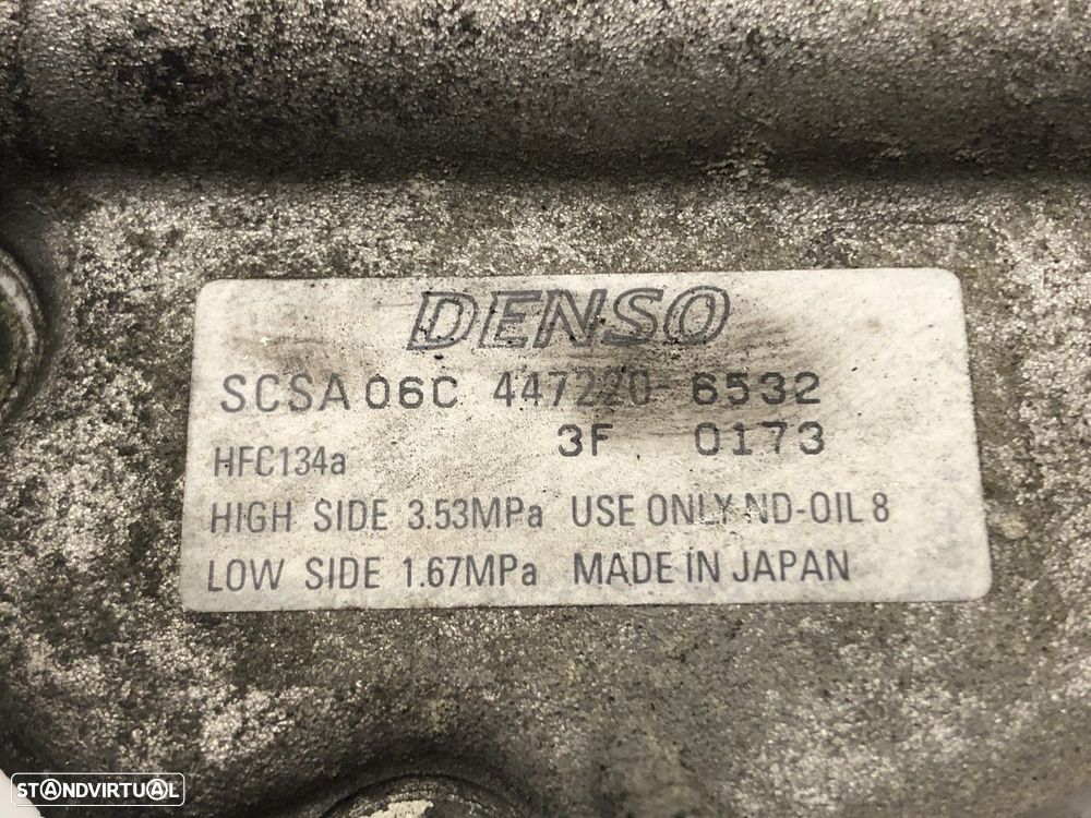 Compressor de ar condicionado Usado TOYOTA YARIS 1.4 D-4D | 08.05 -  REF. 447220... - 5