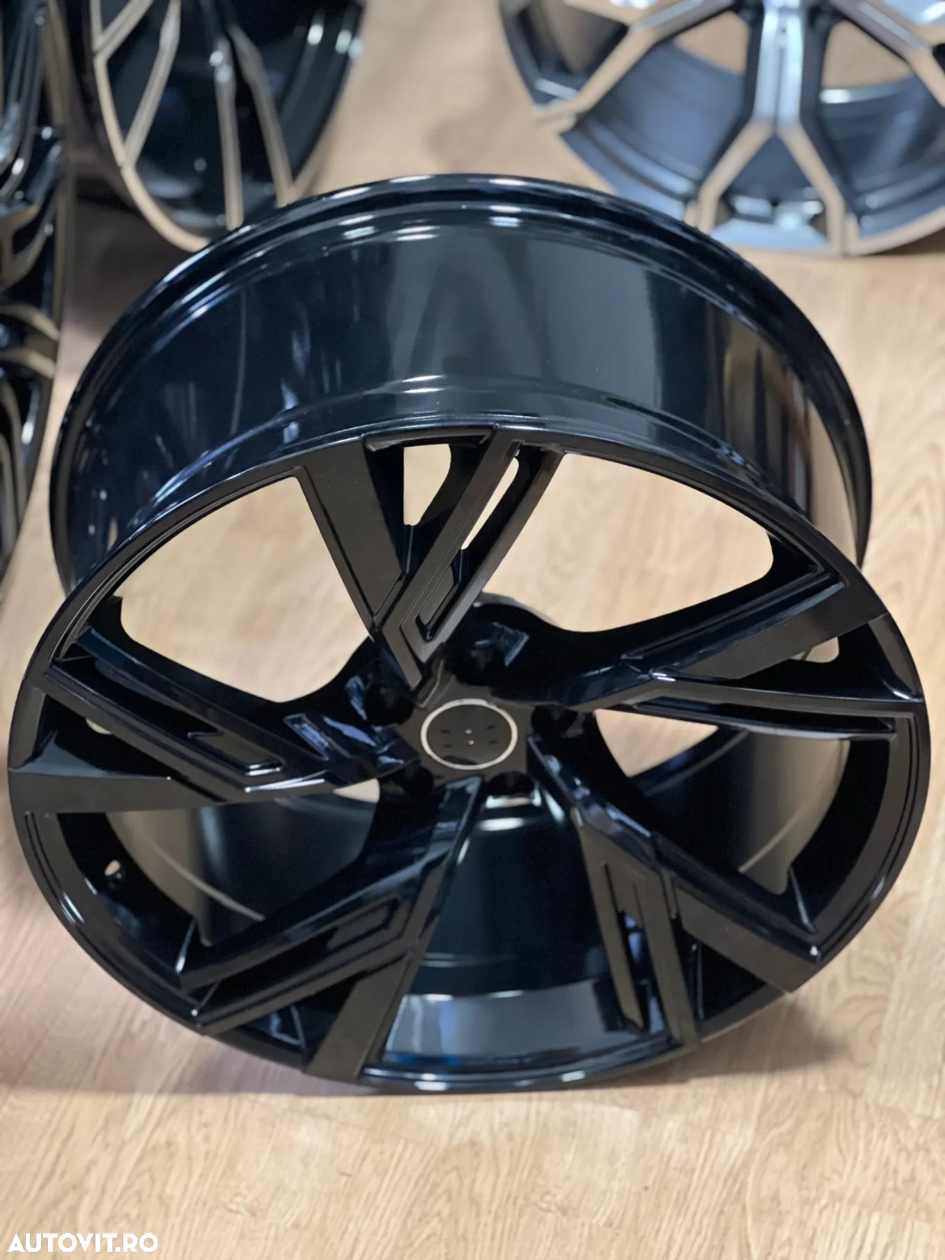 Jante AUDI 21 R21 RS A5 A6 A7 A8 Q3 Q5 Q7 Q8 Gloss black cu anvelope vara/iarna - 8