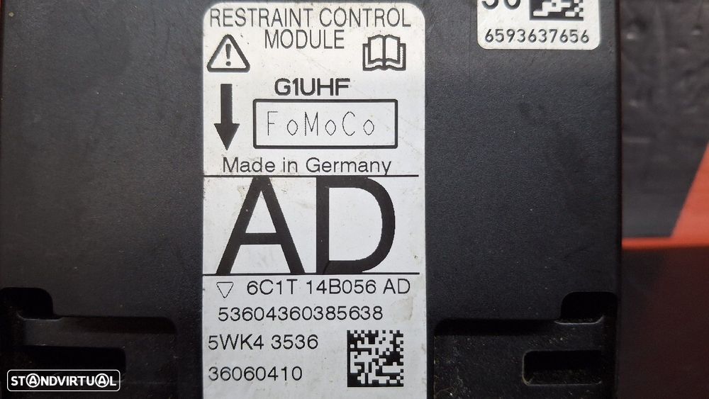 Centralina De Airbags Ford Transit Caixa (Fa_ _) - 3