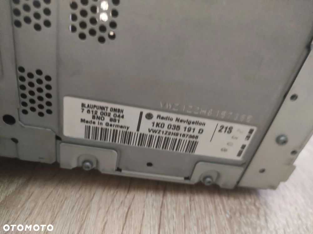 RADIO NAWIGACJA MP3 RNS 300 ROZKODOWANE VW PASSAT B6 GOLF 5 TOURAN CADDY JETTA FOX BEETLE WSYŁKA !!!! - 3