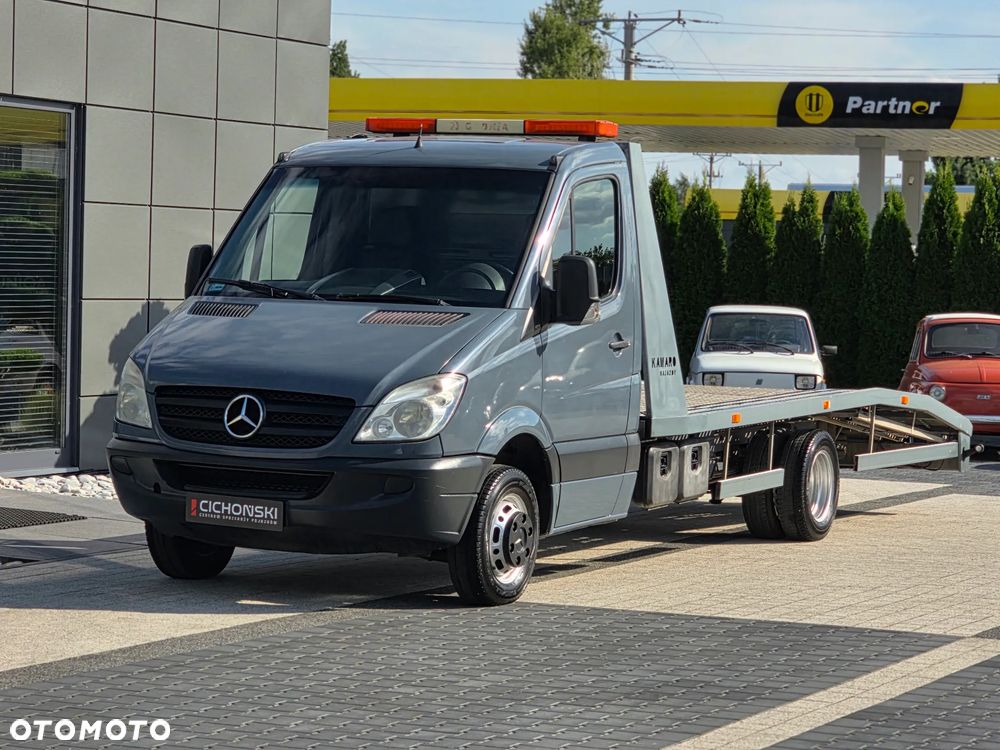 Mercedes-Benz Mercedes-Benz SPRINTER 515 CDi Autolaweta Holownik Pomoc Drogowa Na Bliźniaku Długi Najazd Auto Serwisowane z Polskiego Salonu Wyjątkowo ładny i Zadbany Samochód - 14