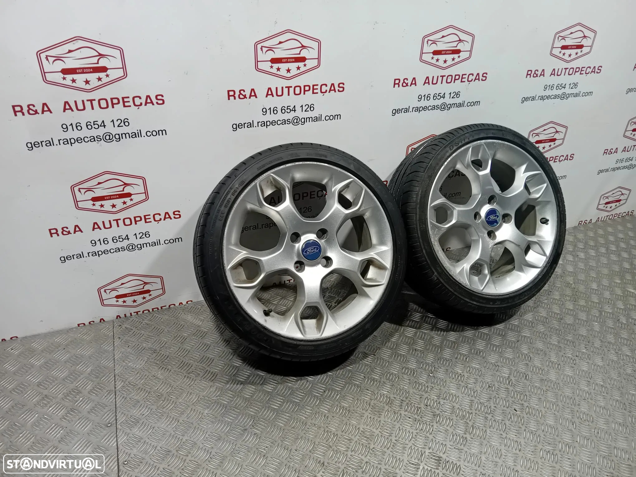 Conjunto Jantes Ford Original Fiesta Mk7 17" - 5