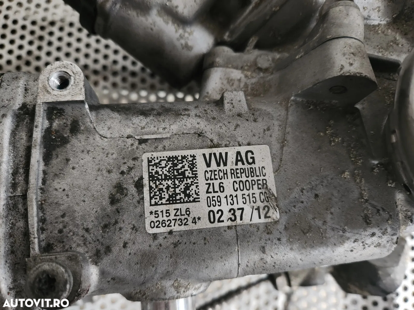 Racitor Gaze Egr Cu Supapa Valva Egr Audi A4 A5 A6 A7 A8 Q5 Q7 Vw Phaeton Touareg 3.0 D Euro 5 An 2 - 7