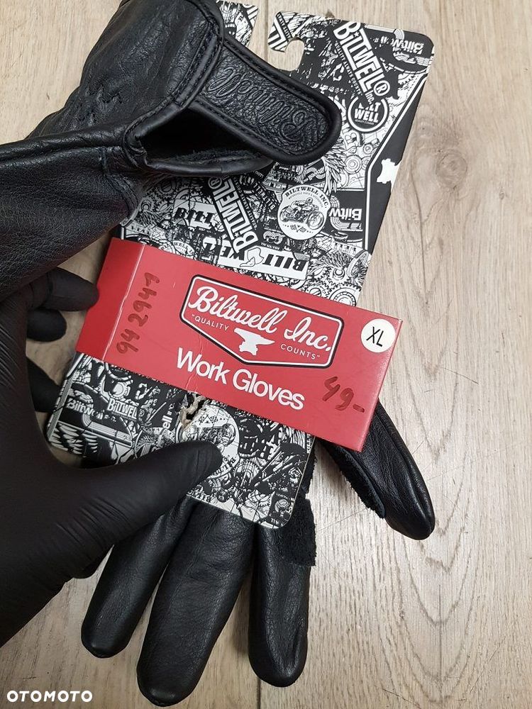 Rękawiczki skórzane na Motocykl Skuter Biltwell Rozmiar XL - 7