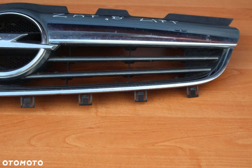 ATRAPA GRILL MASKI OPEL ZAFIRA B LIFT CHROM LIFT EUROPA ORYGINAŁ - 5