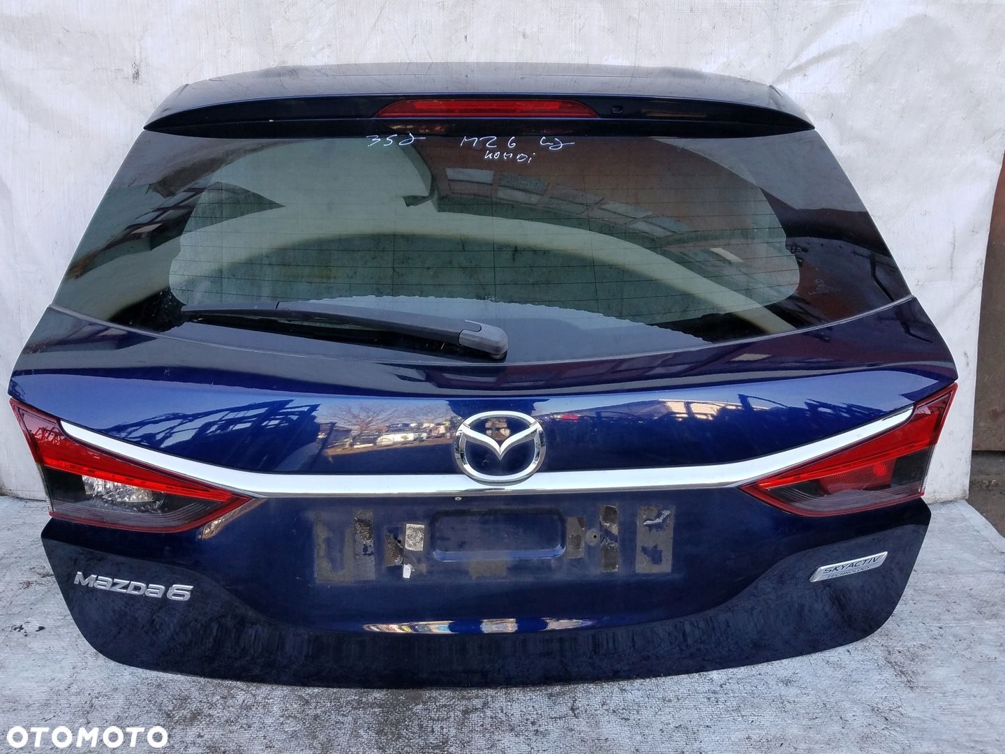 KLAPA BAGAŻNIKA TYŁ MAZDA 6 III GJ KOMBI KOD 35J - 1